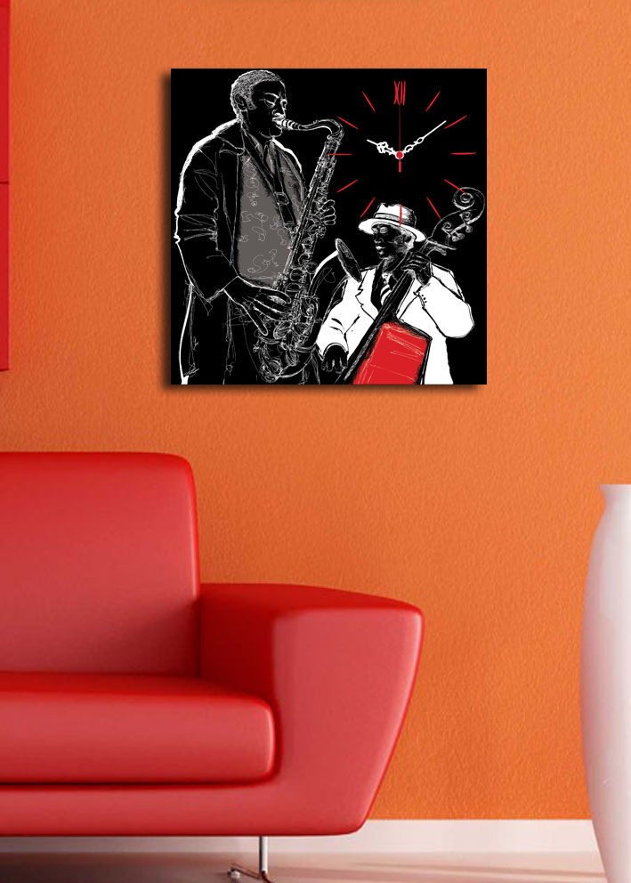 Zidni sat Wallity 4545CS-43, 45x45 cm