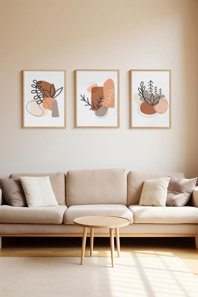 Wallity slika 3Dartsoho122, 3 dijela, 33 x 48 cm