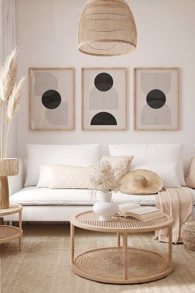 Wallity slika 3Dartsoho51, 3 dijela, 33 x 48 cm