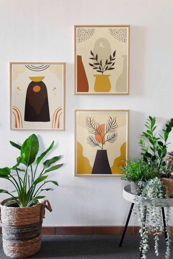 Wallity slika 3Dartsoho108, 3 dijela, 33 x 48 cm