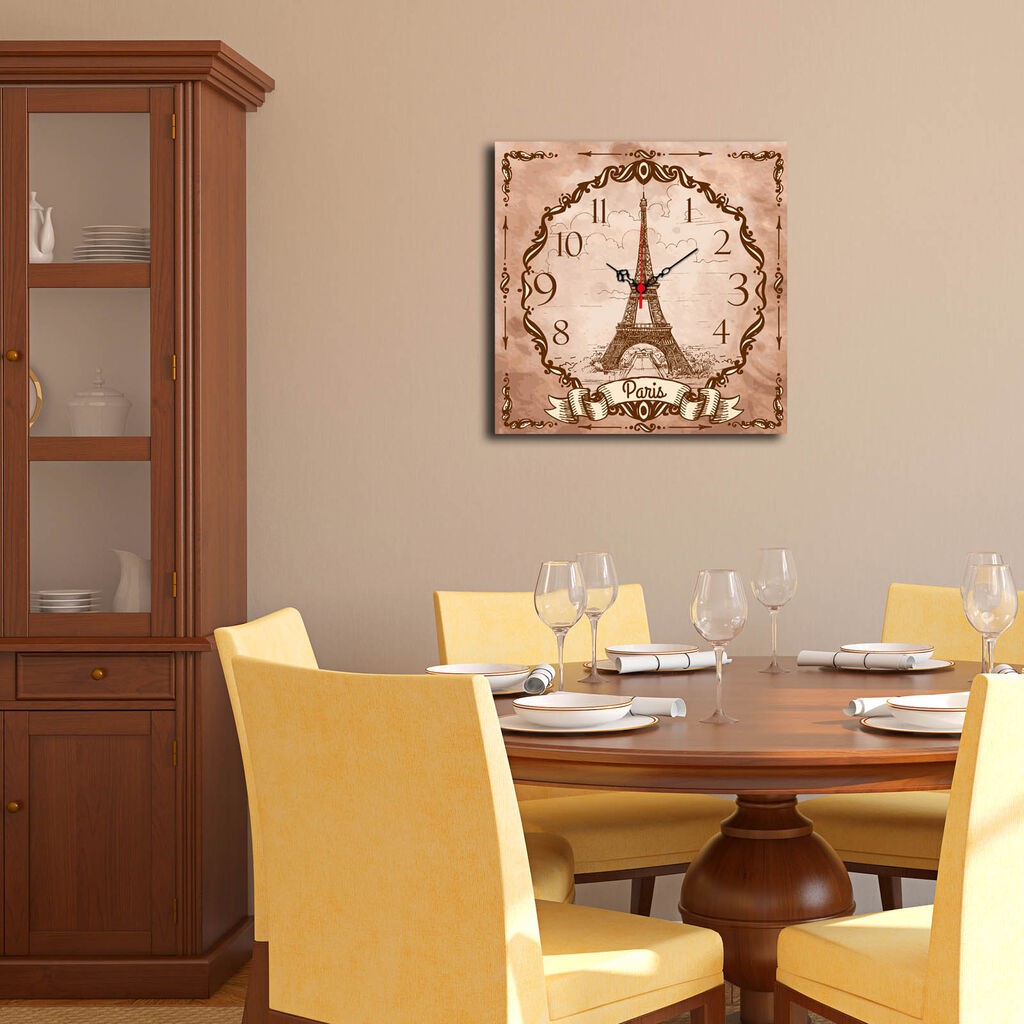 Zidni sat Wallity Msk-22, 40x40 cm