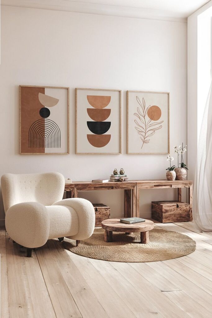 Wallity slika 3Dartsoho84, 3 dijela, 33 x 48 cm