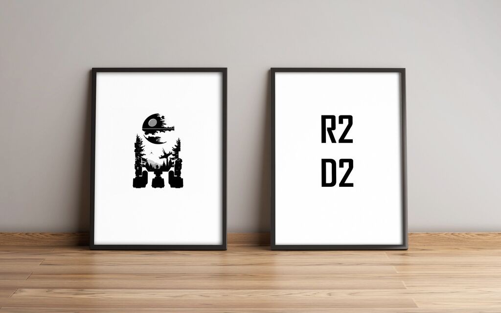 Wallity slika 2Pysct-020, 2 dijela, 74 x 51 cm