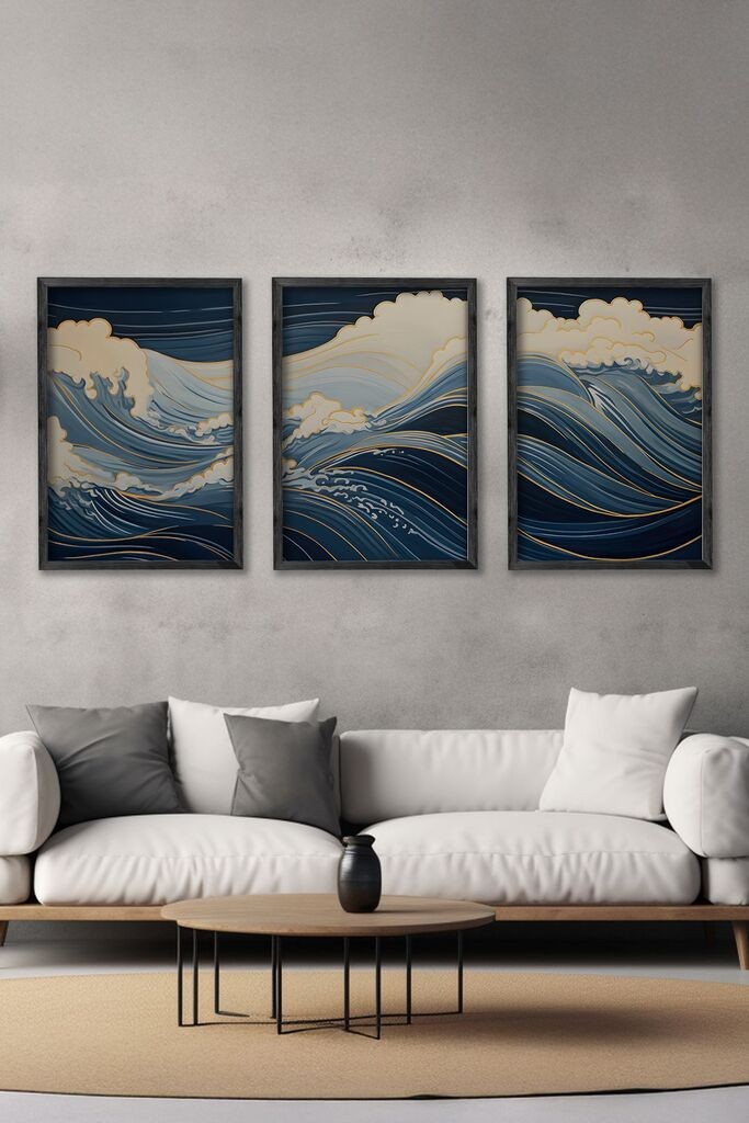 Wallity slika Ersy3Syhcrv36, 3 dijela, 34 x 49 cm