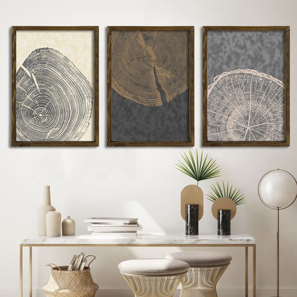 Zidna slika EMN015, 3 dijela, 50 x 70 cm