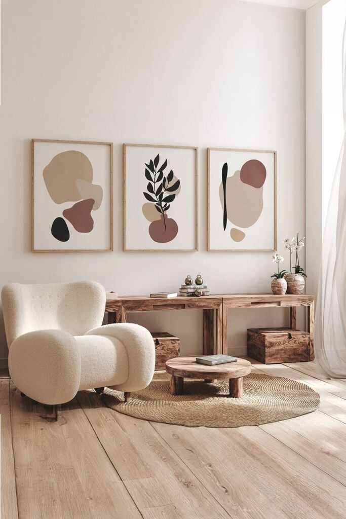 Wallity slika 3Dartsoho67, 3 dijela, 33 x 48 cm