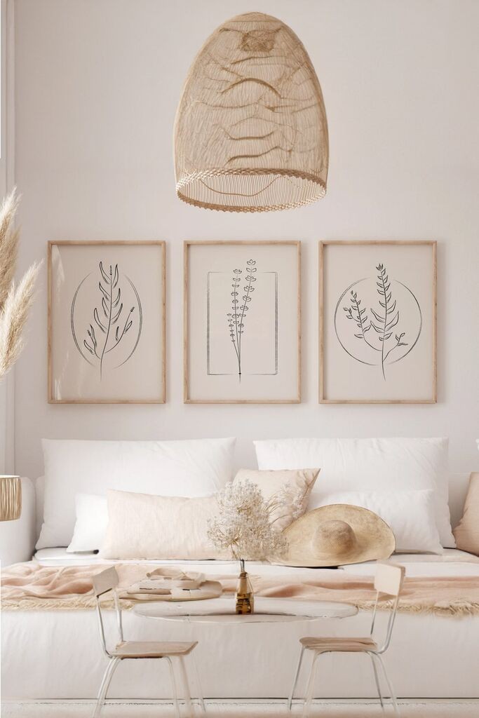 Wallity slika 3Dartsoho61, 3 dijela, 33 x 48 cm