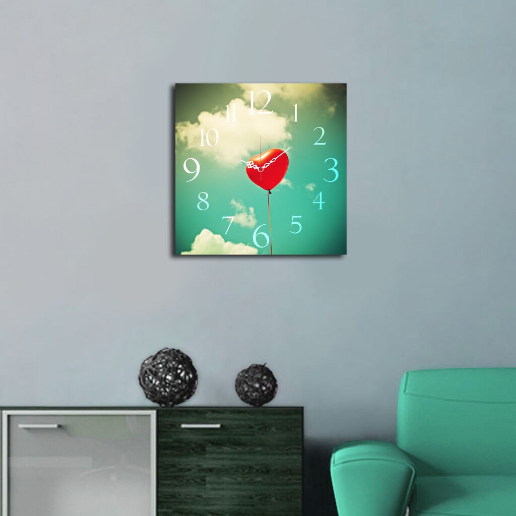 Zidni sat Wallity Msk-27, 40x40 cm