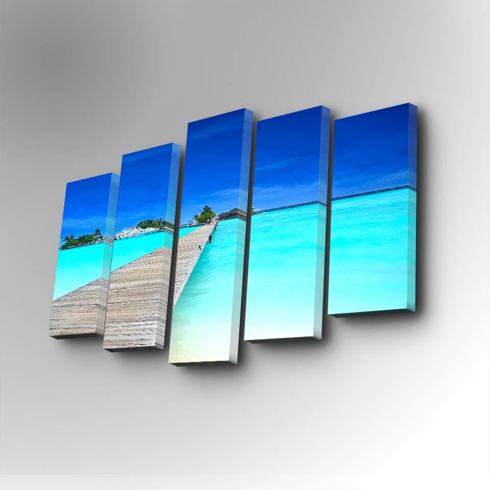 Wallity slika 5PUC-027, 82 x 50 cm, 5 dijelova