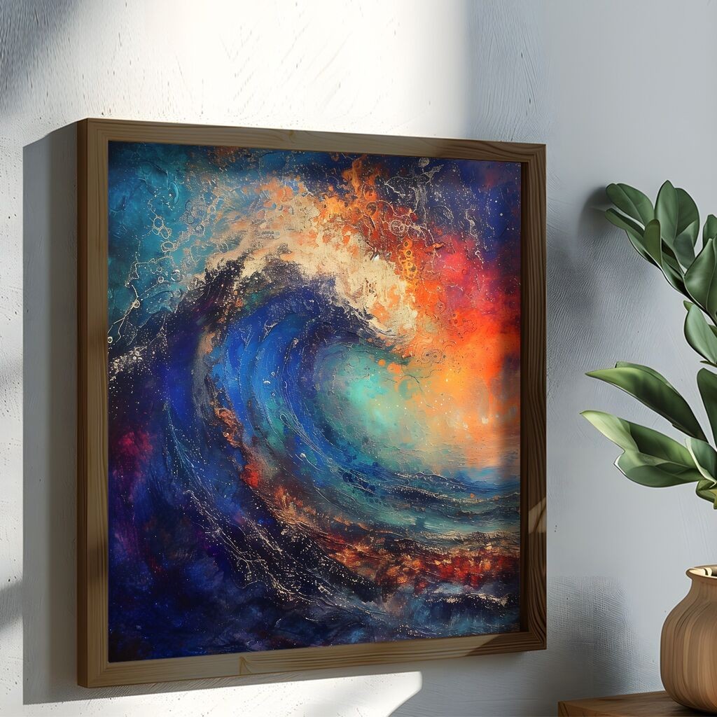 Zidna slika AI066, 50 x 50 x 3 cm