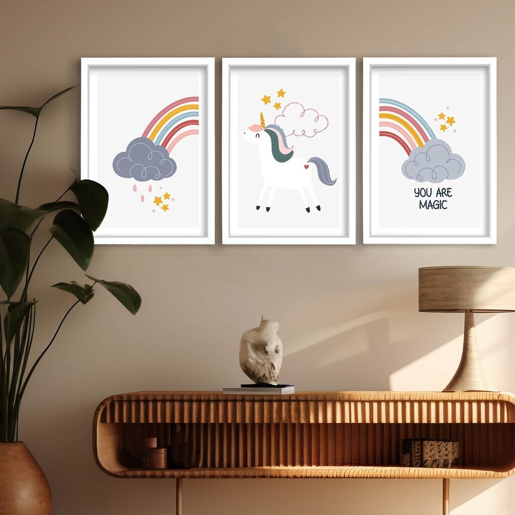 Wallity slika 3p3752softct-017, 3 dijela, 38 x 53 cm