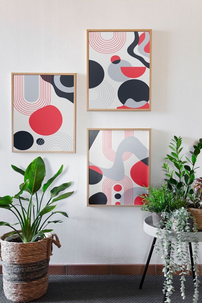 Wallity slika Ersydata12-3348, 3 dijela, 33 x 48 cm