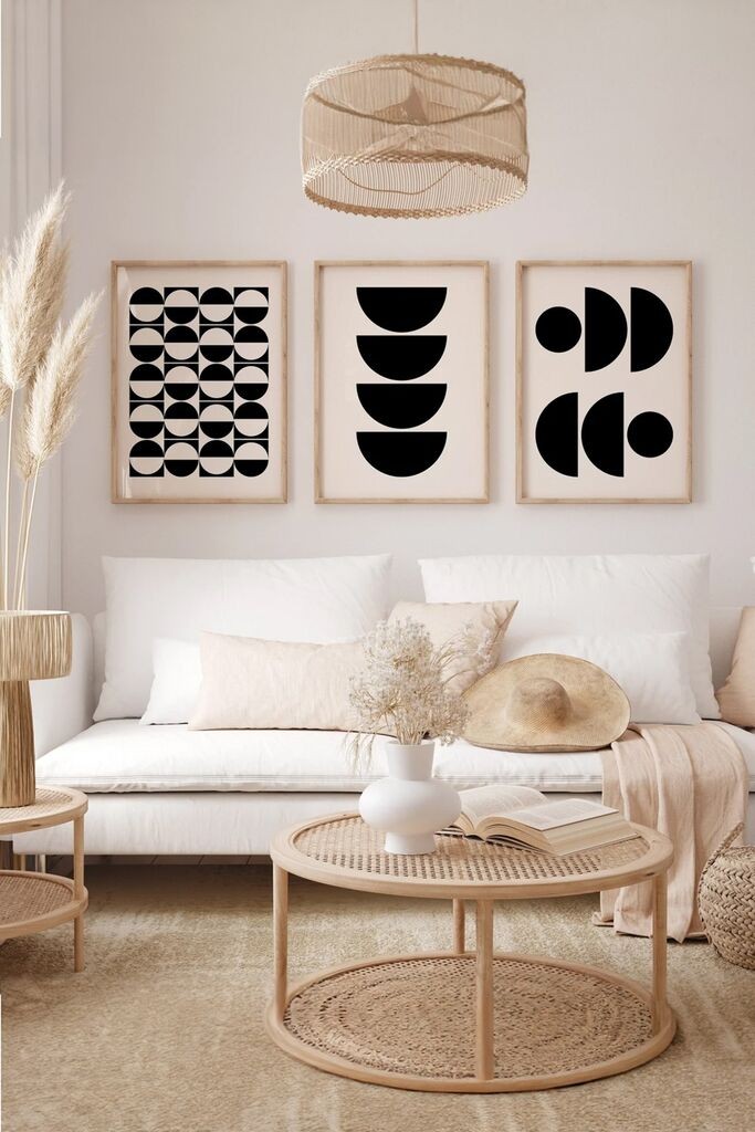 Wallity slika 3Dartsoho33, 3 dijela, 33 x 48 cm