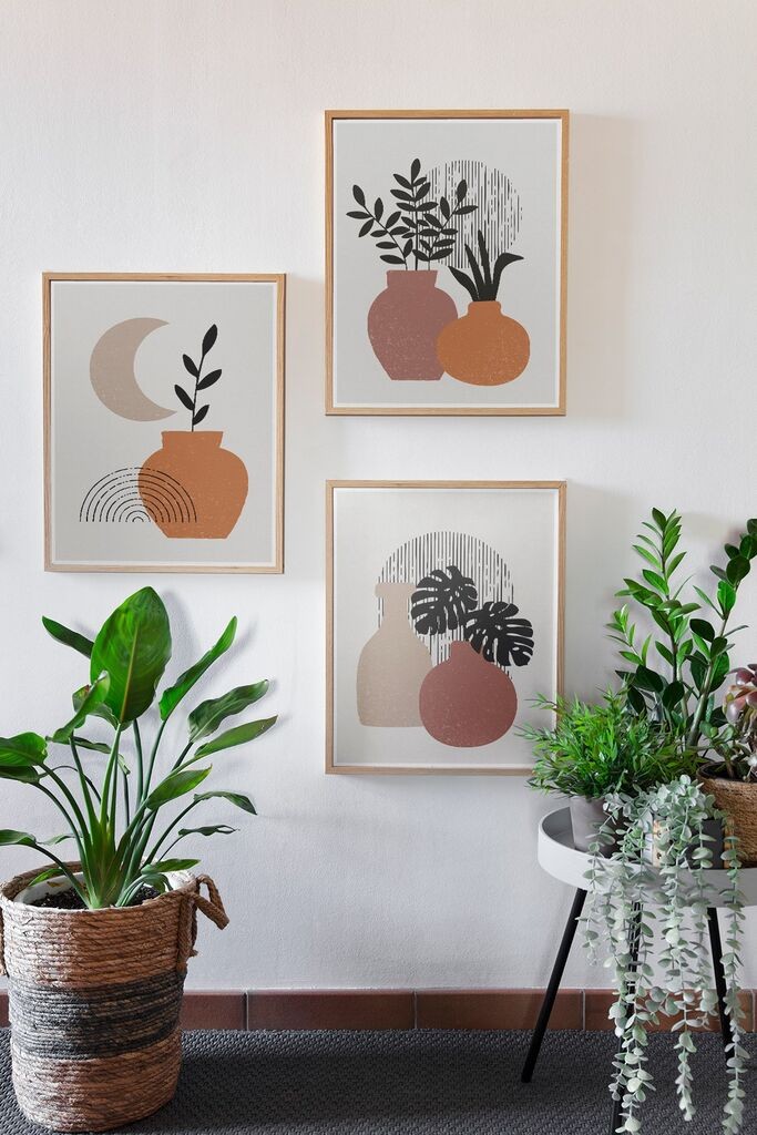 Wallity slika 3Dartsoho112, 3 dijela, 33 x 48 cm