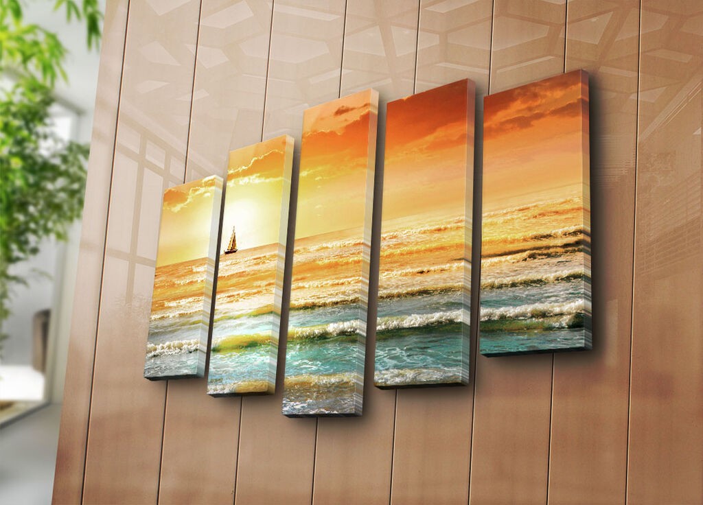 Wallity slika 5PATK-89, 70 x 105 cm, 5 dijelova