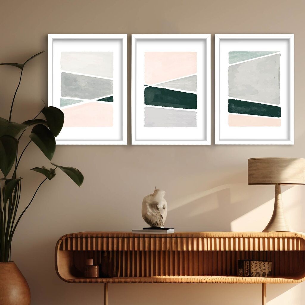 Wallity slika 3p3752softct-011, 3 dijela, 38 x 53 cm