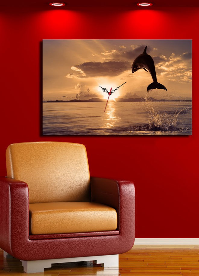 Zidni sat Wallity 5070CS-32, 45x70 cm