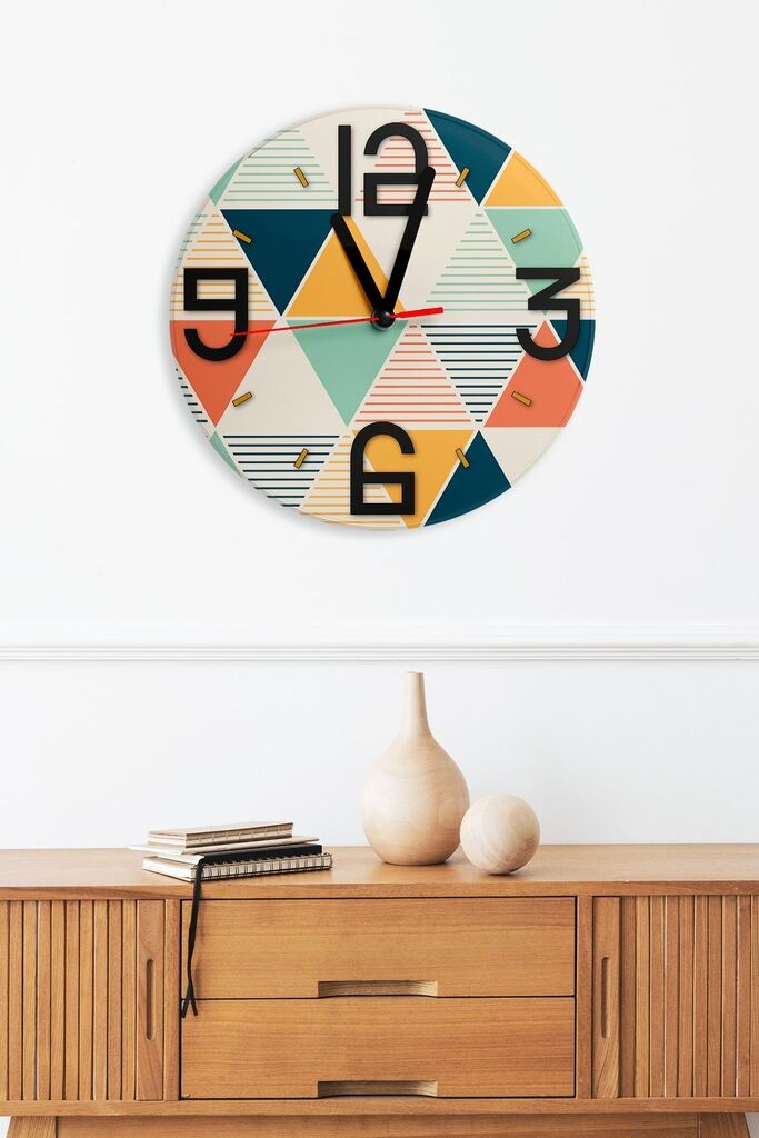 Zidni sat Artavessa3Dclock23, 36x36x1 cm