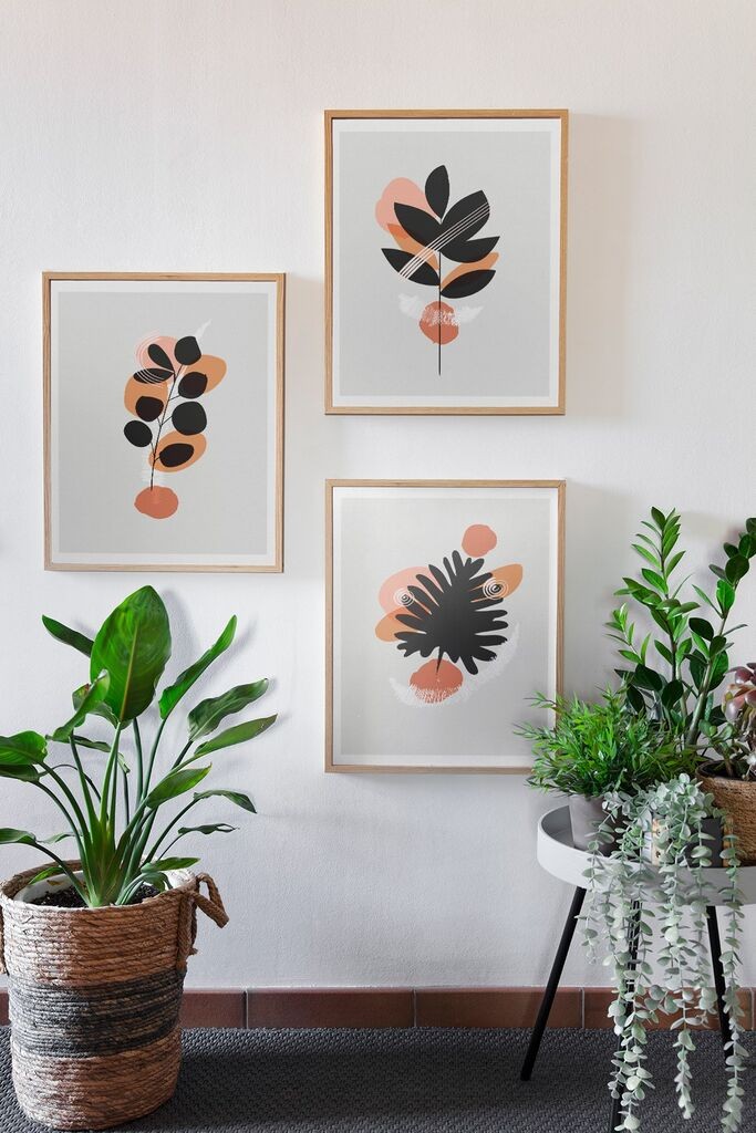 Wallity slika 3Dartsoho116, 3 dijela, 33 x 48 cm