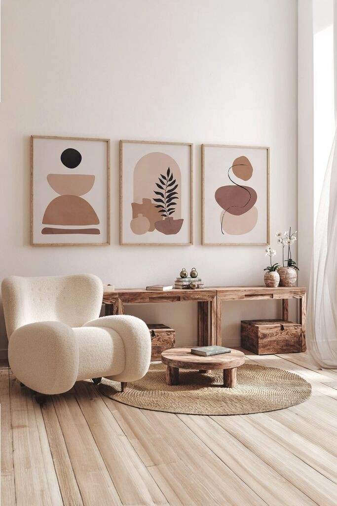 Wallity slika 3Dartsoho50, 3 dijela, 33 x 48 cm