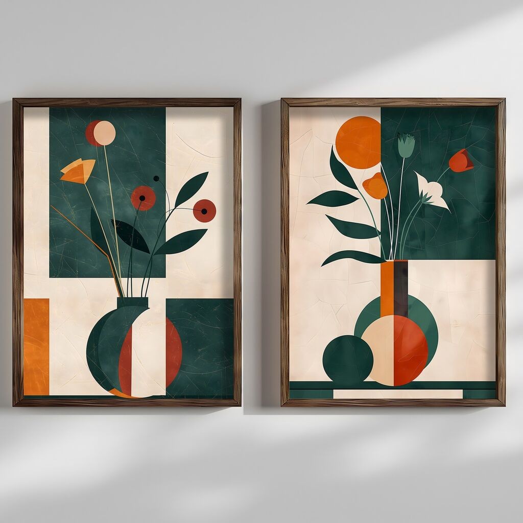 Zidna slika HUM103, 2 dijela, 50 x 70 cm