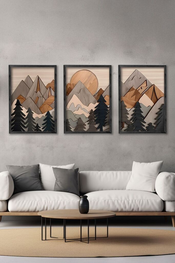 Wallity slika Ersy3Syhcrv61, 3 dijela, 34 x 49 cm