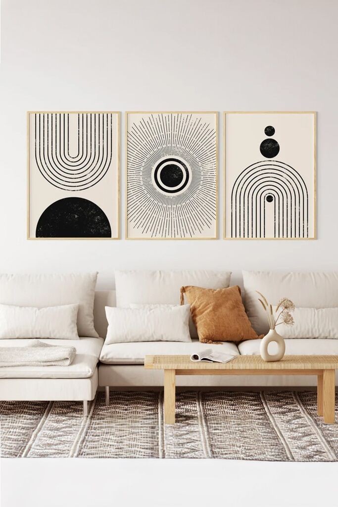 Wallity slika 3Dartsoho6, 3 dijela, 33 x 48 cm