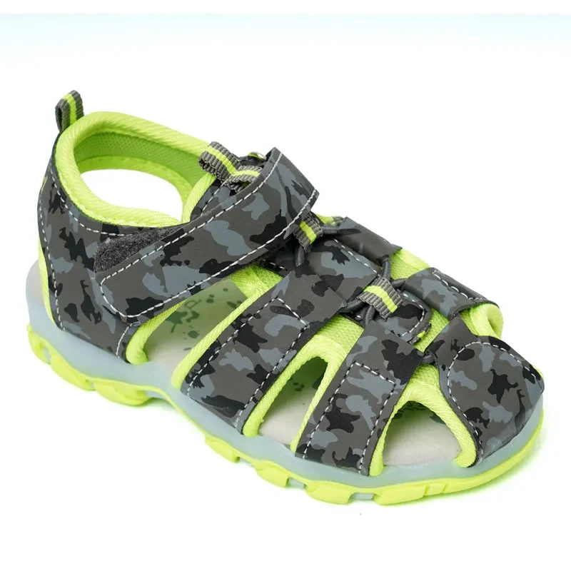 Eastbound Boys' Force sandale, sivo-zelene