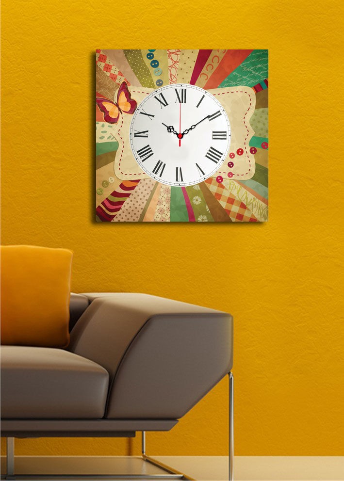 Zidni sat Wallity 4545CS-42, 45x45 cm