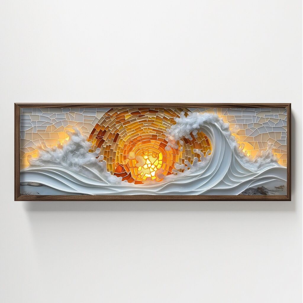 Zidna slika HUM042, 120 x 40 cm