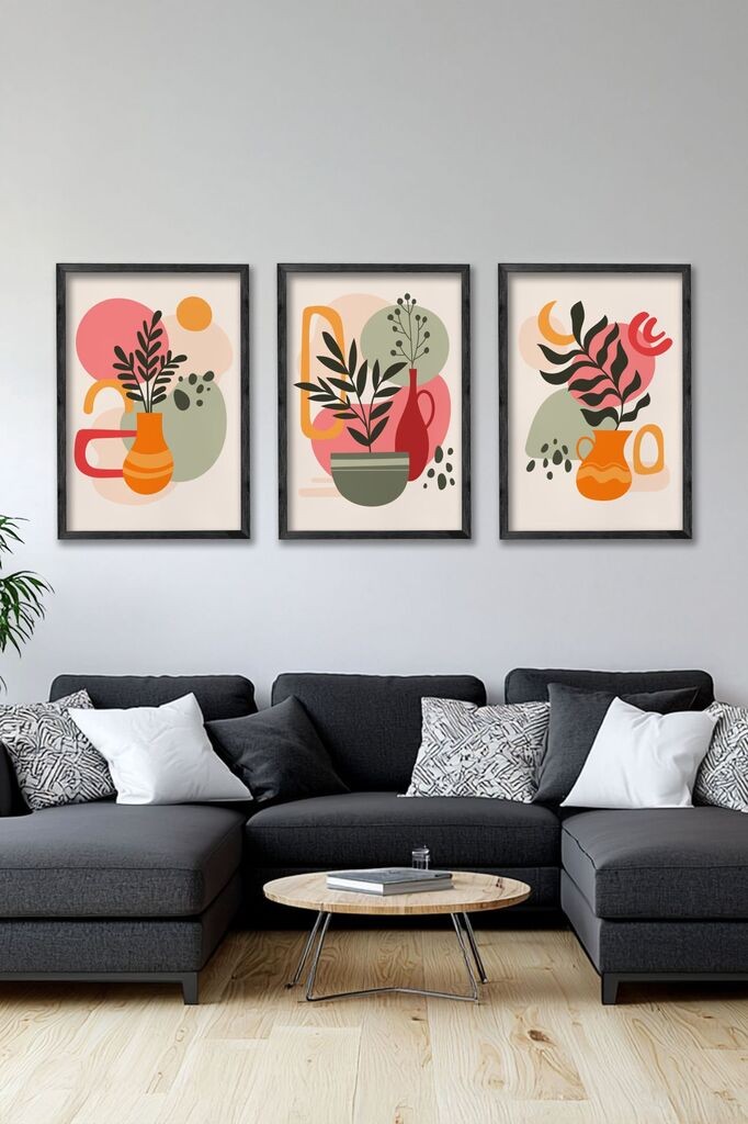 Wallity slika Ersy3Syhcrv23, 3 dijela, 34 x 49 cm