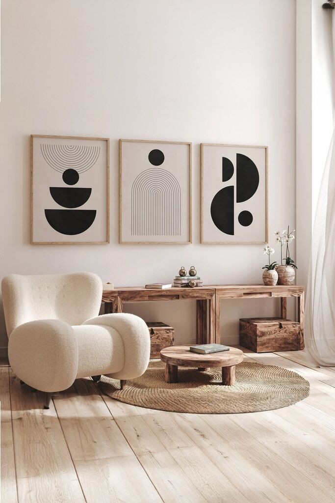 Wallity slika 3Dartsoho62, 3 dijela, 33 x 48 cm