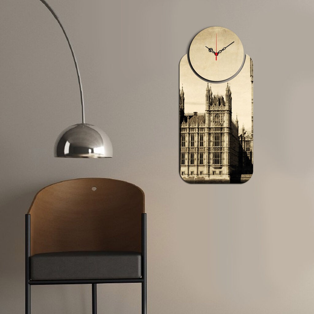 Zidni sat Wallity YMS-35, 68x32 cm, 2 dijela