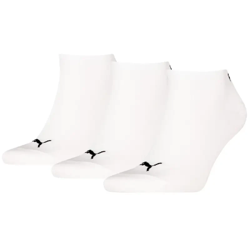 Puma muške čarape za tenisice, obične, 3 para, bijele