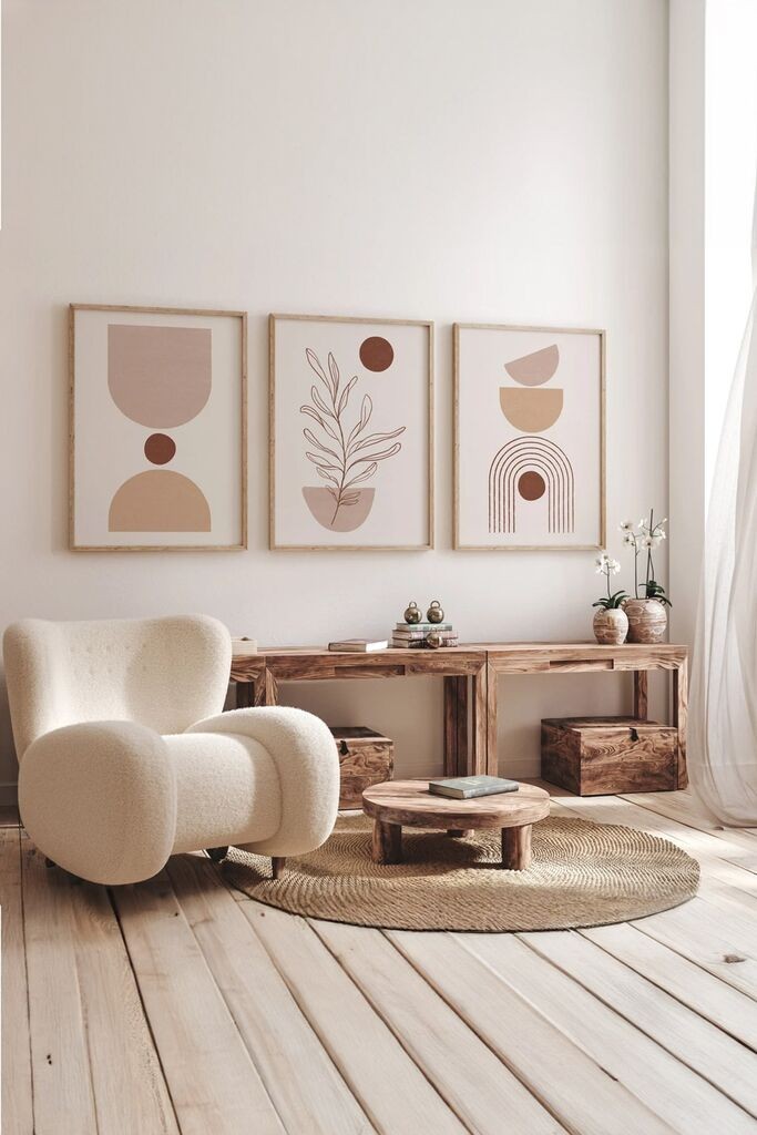 Wallity slika 3Dartsoho85, 3 dijela, 33 x 48 cm