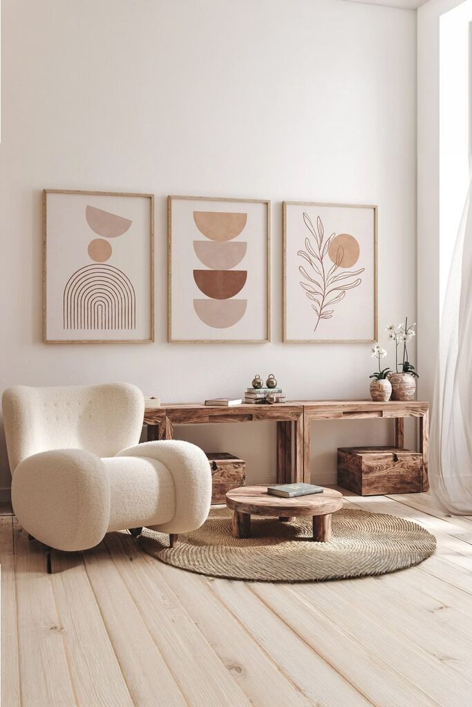 Wallity slika 3Dartsoho44, 3 dijela, 33 x 48 cm