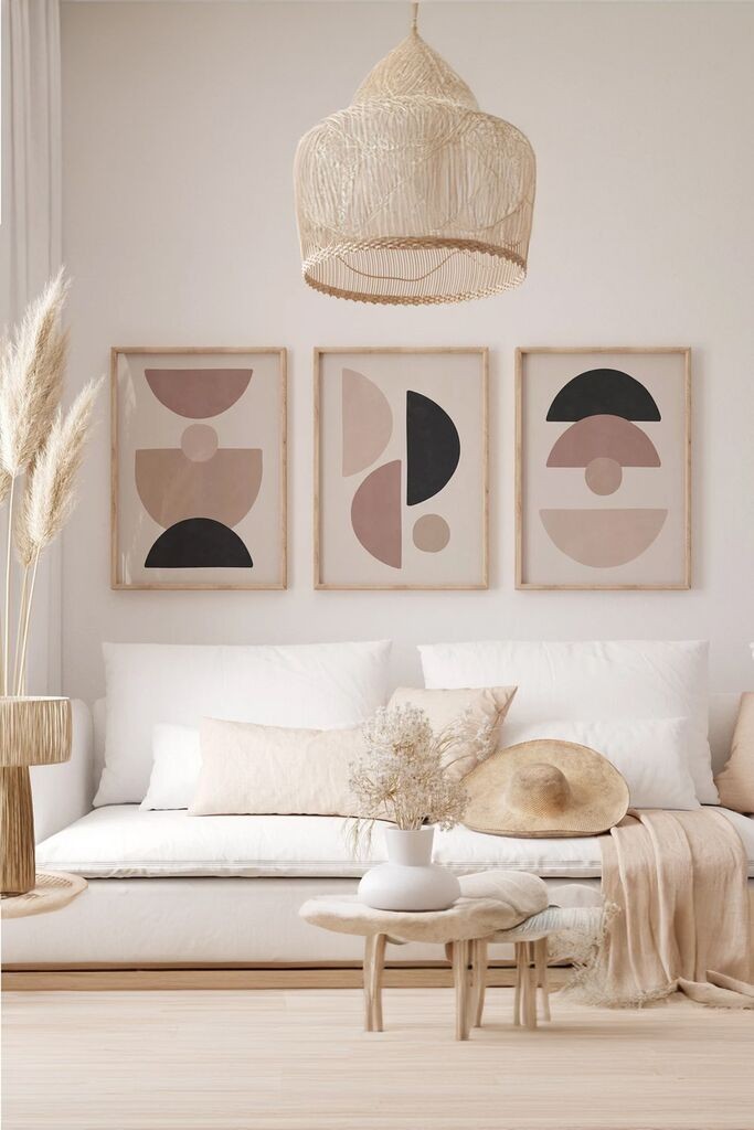 Wallity slika 3Dartsoho71, 3 dijela, 33 x 48 cm