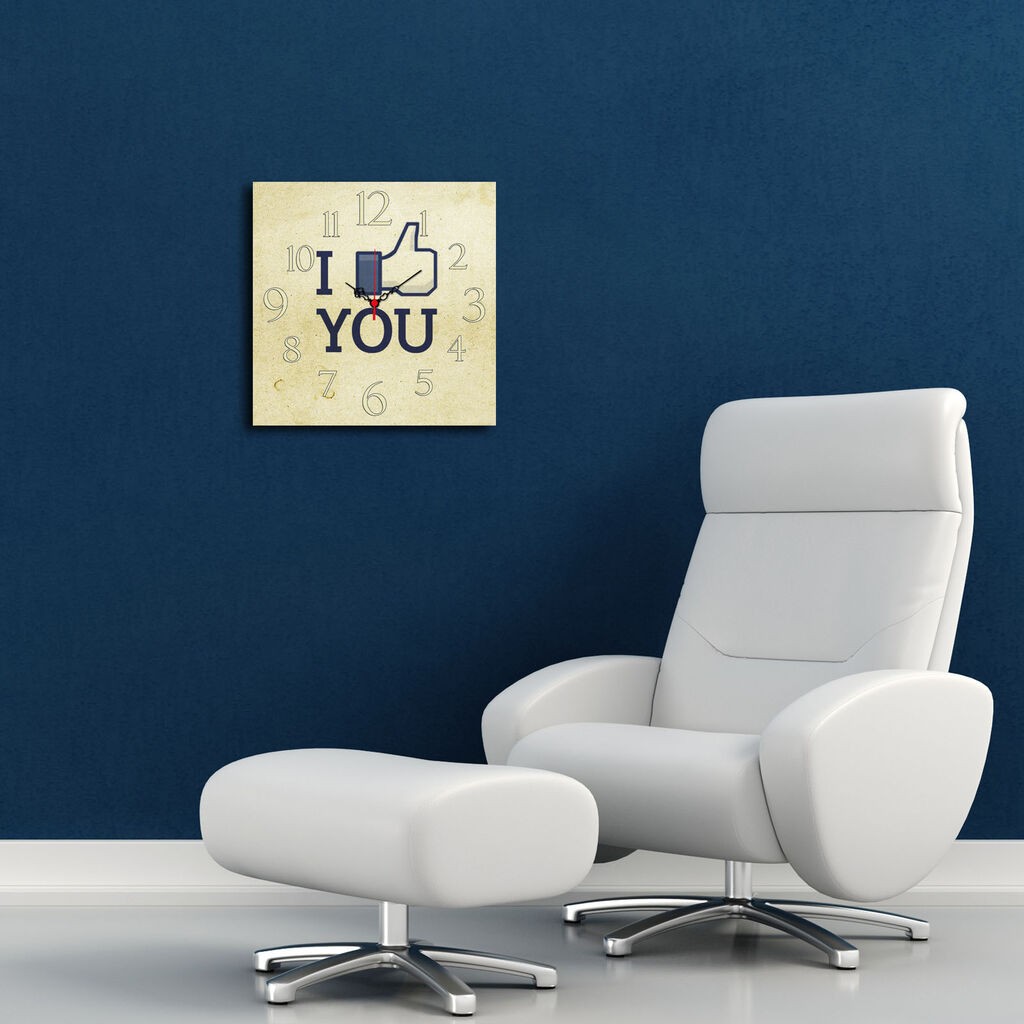 Zidni sat Wallity Msk-01, 40x40 cm