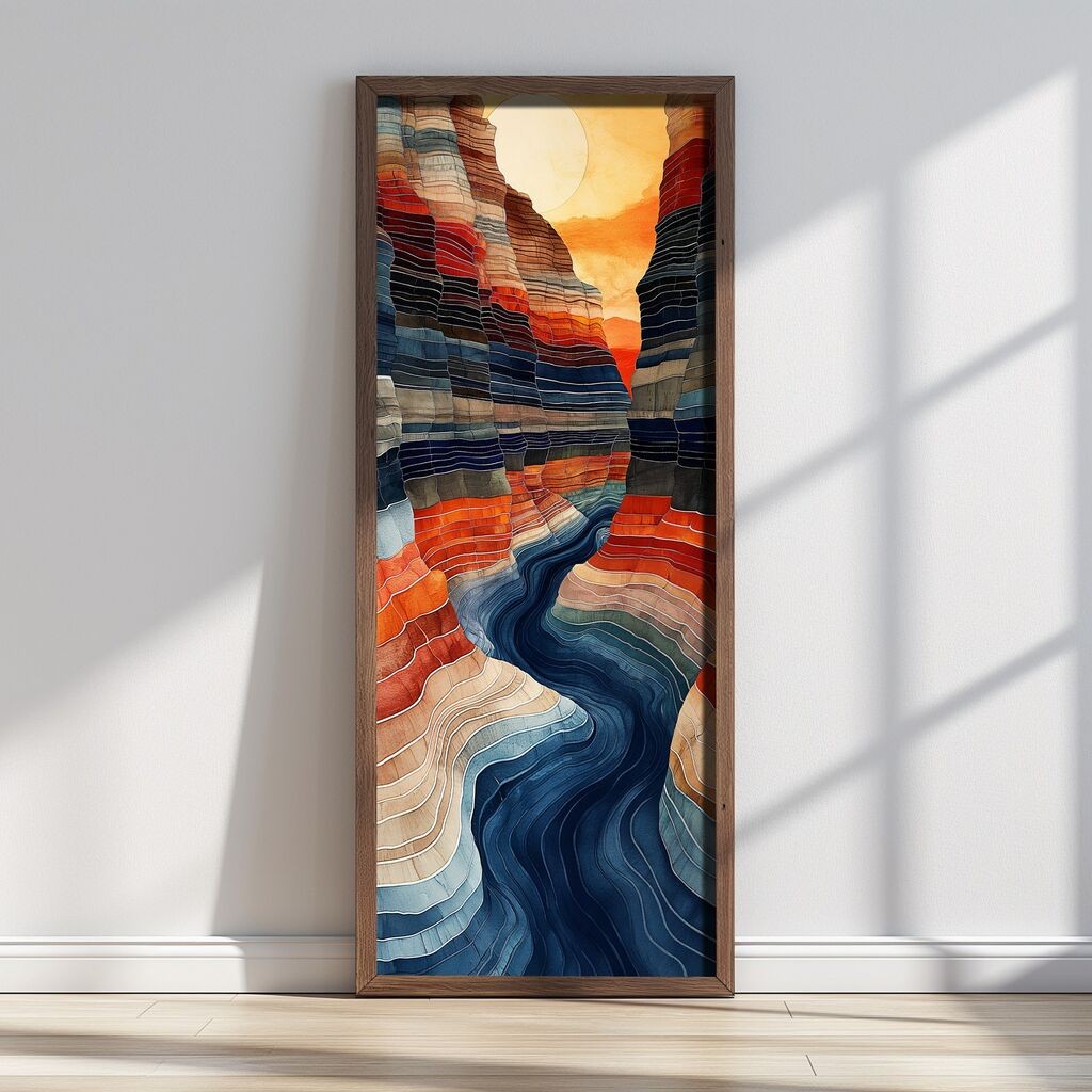 Zidna slika LONG013-S/120-40, 40 x 120 cm