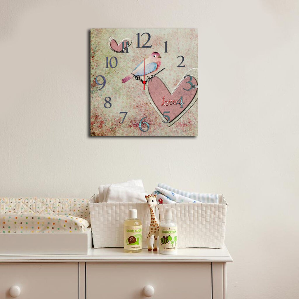 Zidni sat Wallity Msk-06, 40x40 cm