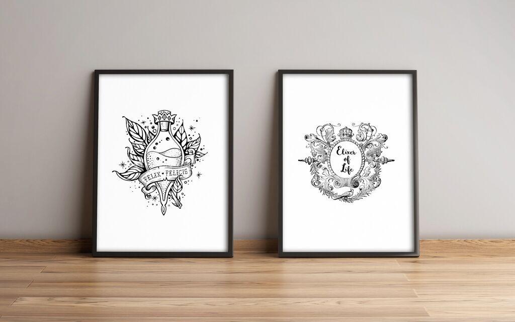 Wallity slika 2Pysct-016, 2 dijela, 74 x 51 cm