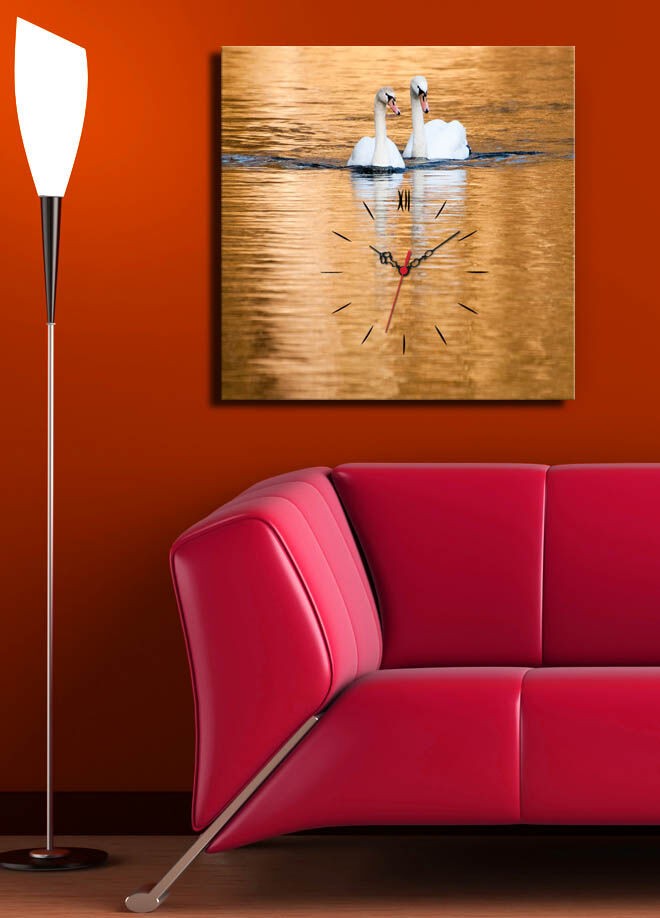 Zidni sat Wallity 4545CS-13, 45x45 cm