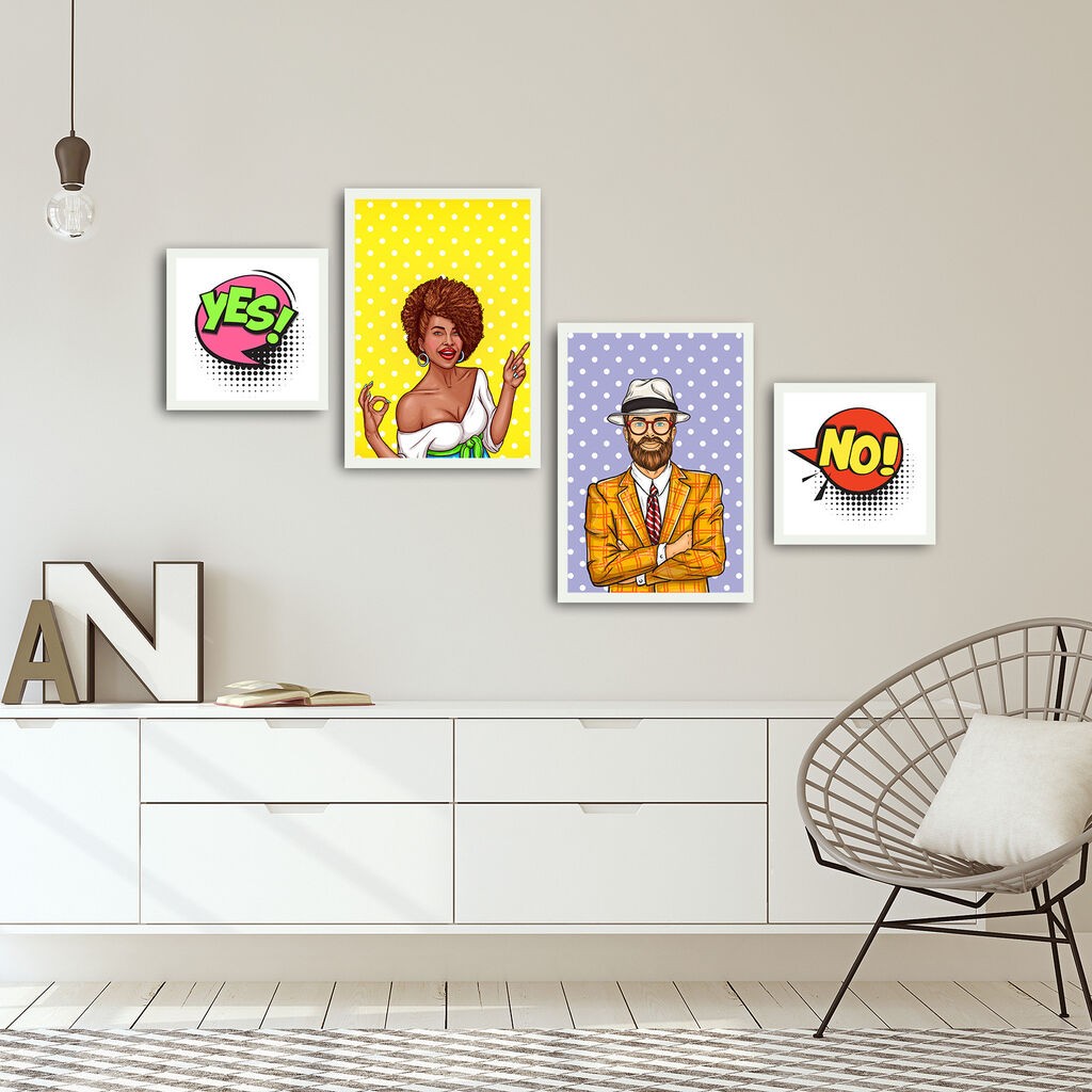 Wallity slika 4PBCT-20, 4 dijela, 136 x 75 cm