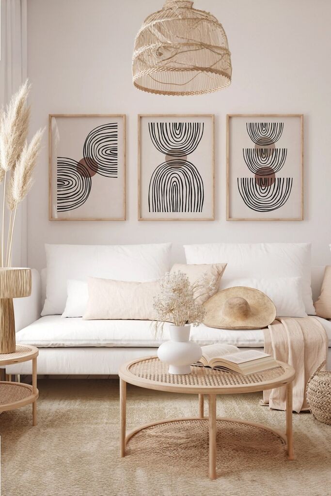 Wallity slika 3Dartsoho72, 3 dijela, 33 x 48 cm