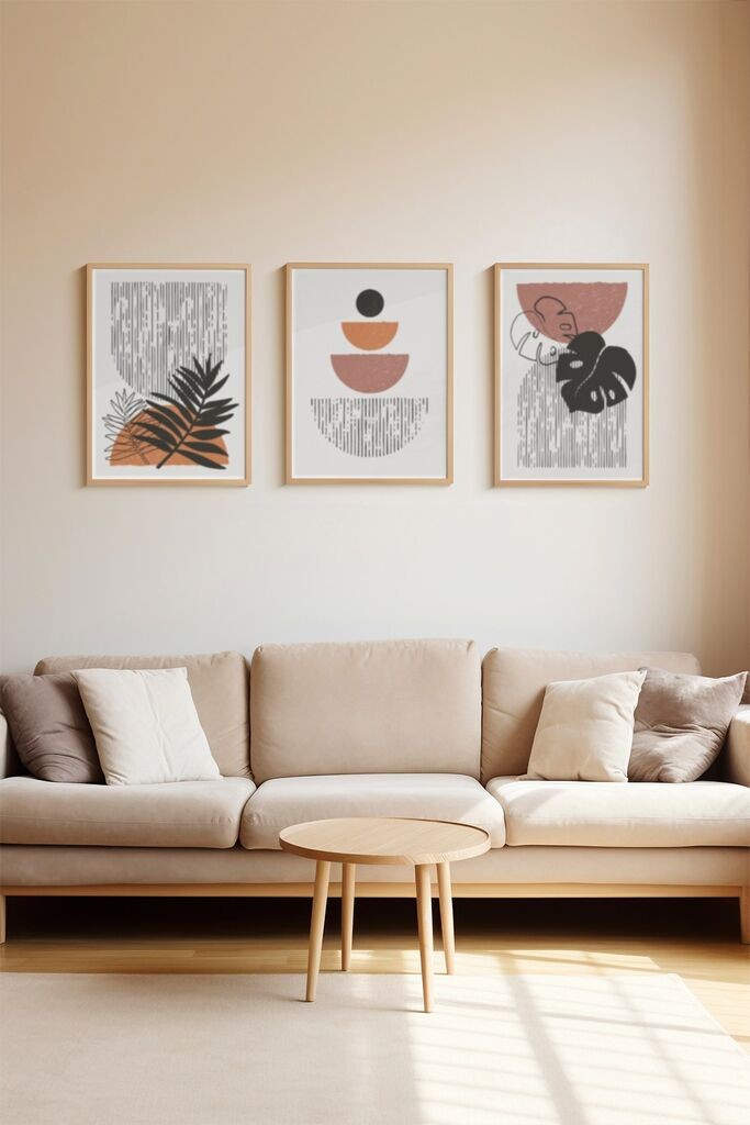 Wallity slika 3Dartsoho114, 3 dijela, 33 x 48 cm