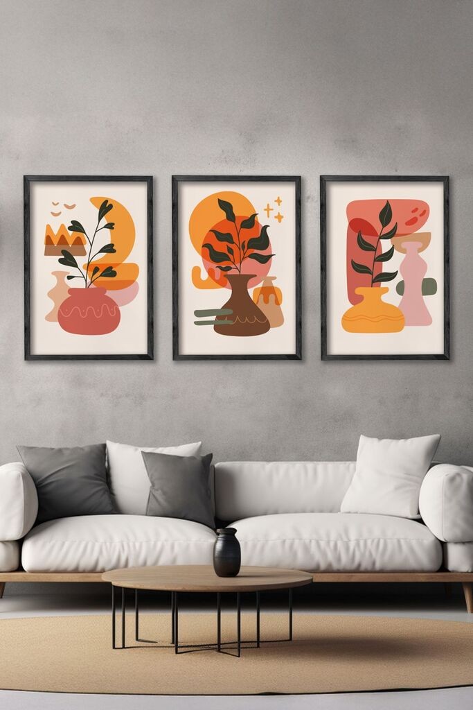 Wallity slika Ersy3Syhcrv20, 3 dijela, 34 x 49 cm