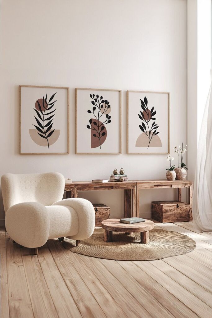 Wallity slika 3Dartsoho59, 3 dijela, 33 x 48 cm