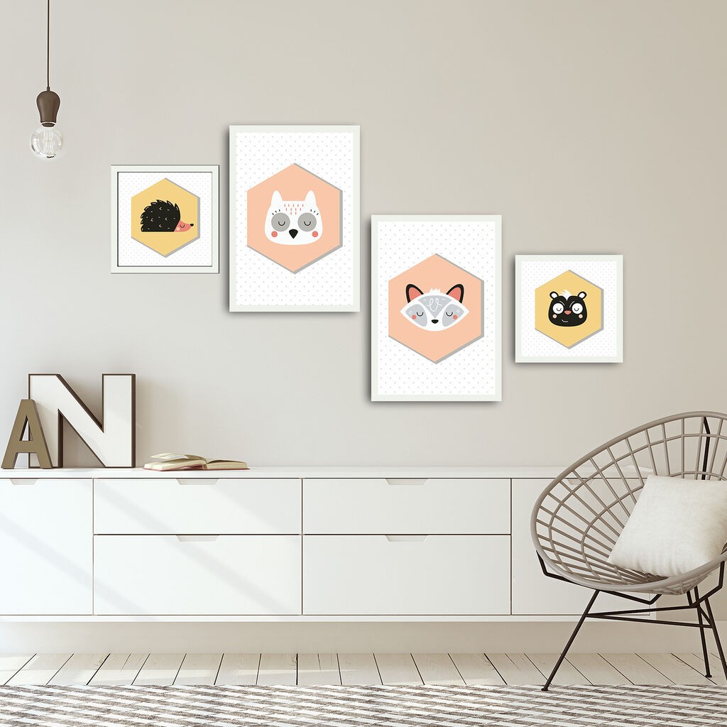 Wallity slika 4PBCT-12, 4 dijela, 136 x 75 cm