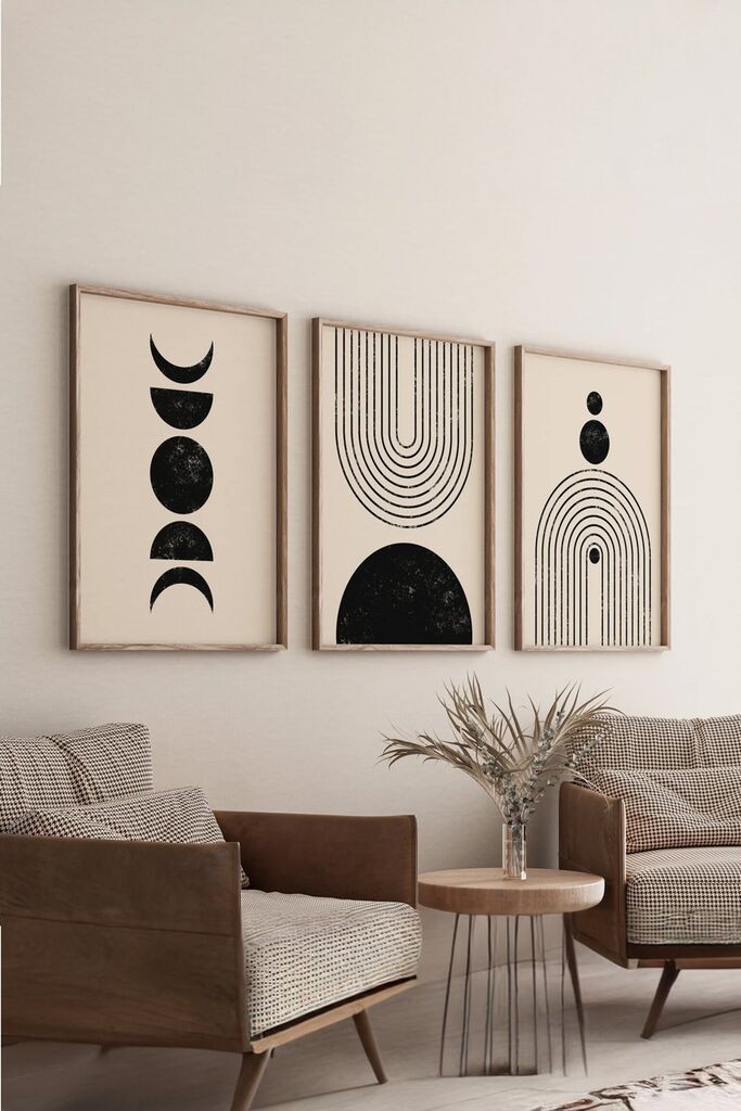 Wallity slika 3Dartsoho17, 3 dijela, 33 x 48 cm