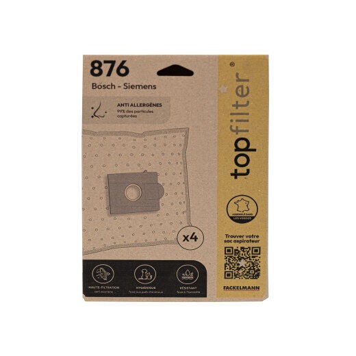 Fackelmann Vrećice za usisivač Siemens bb VS01, 4 Komada